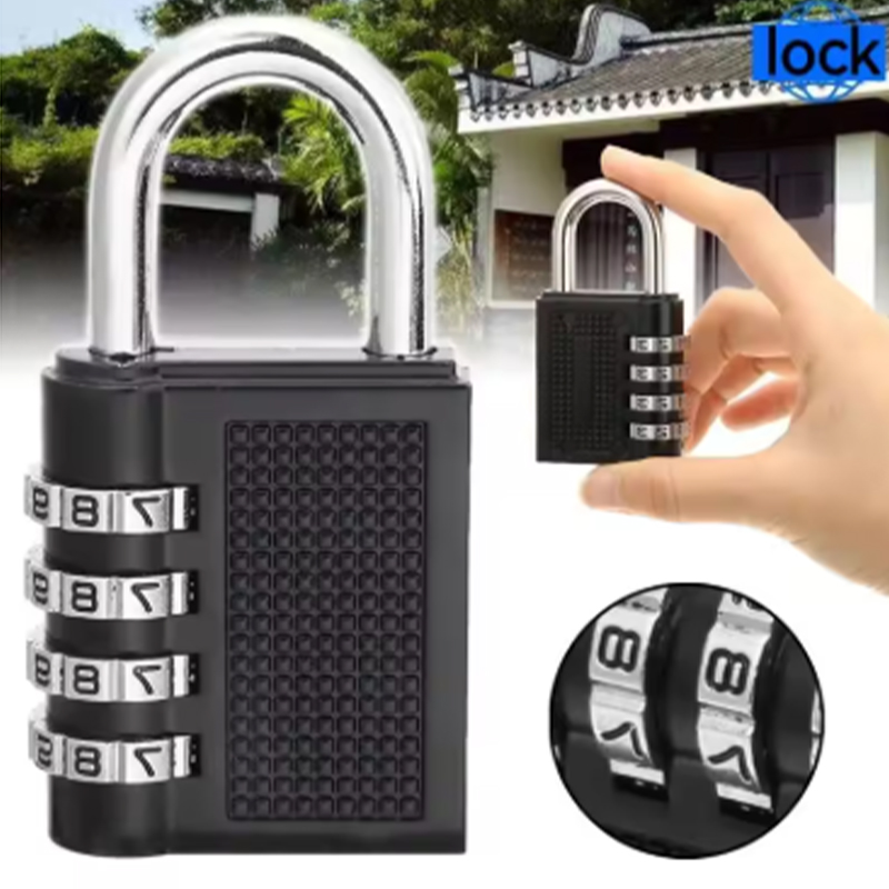 Smart Garden Gate Lock - Metal 4-Digit Code Lock Outdoor Waterproof