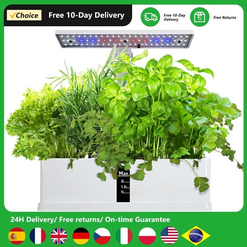 Smart Garden Lighting System - 9 Pods Smart Hydroponics Growing System