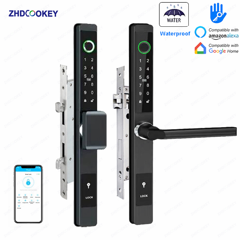 Smart Garden Lock - ZHDCOOKEY Biometric Digital Door Lock Waterproof