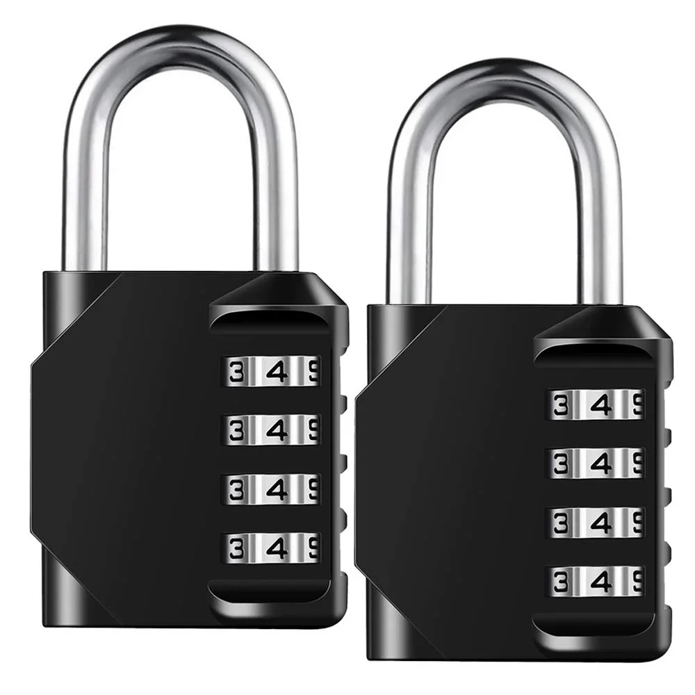 Smart Garden Gate Lock - 1pc Combination Lock Resettable 4 Digit