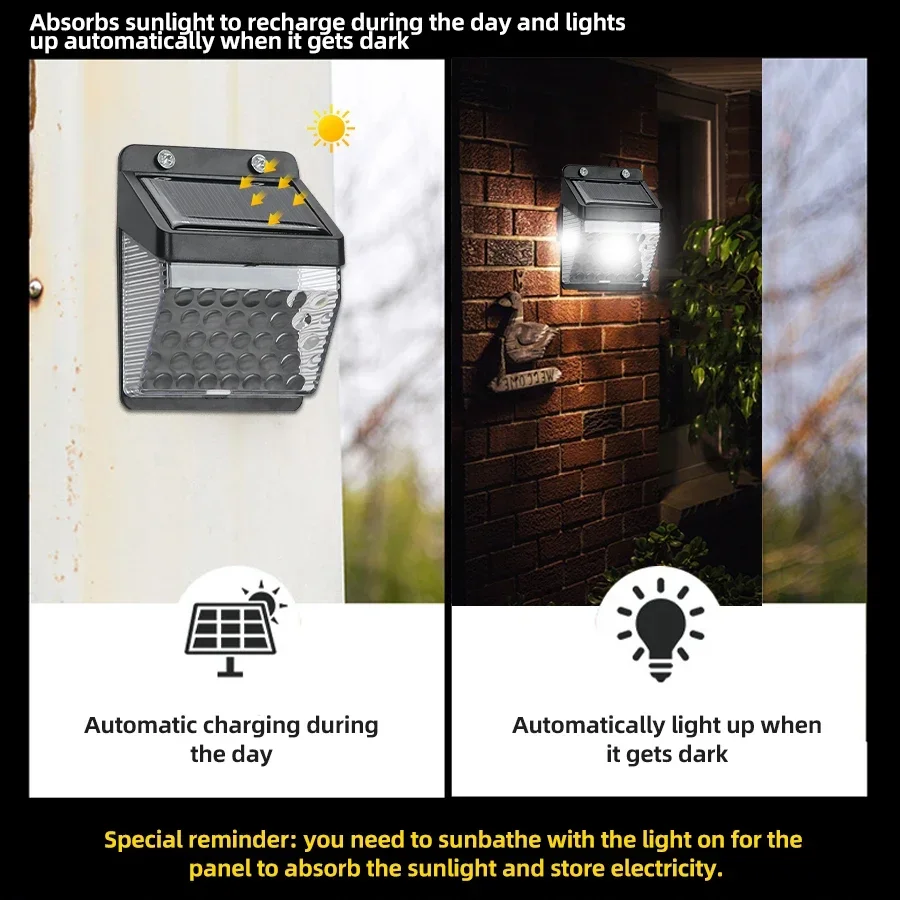 LED Solar Light PIR Motion Sen - огляд і ціна Smart Garden Lighting System