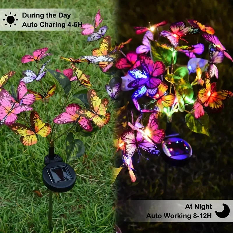 Solar LED Butterfly Garden Lig - огляд і ціна Smart Garden Lighting System