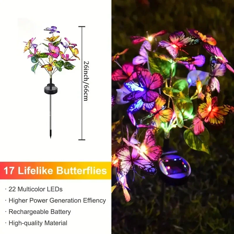 Solar LED Butterfly Garden Lig - огляд і ціна Smart Garden Lighting System