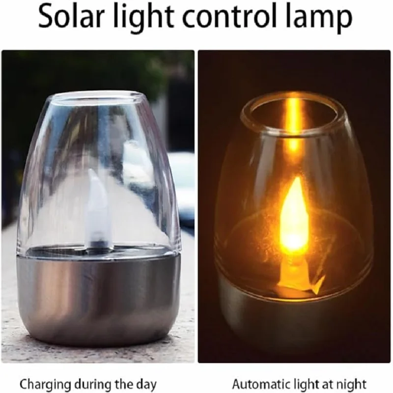Solar Powered Flameless Candle - огляд і ціна Smart Garden Lighting System