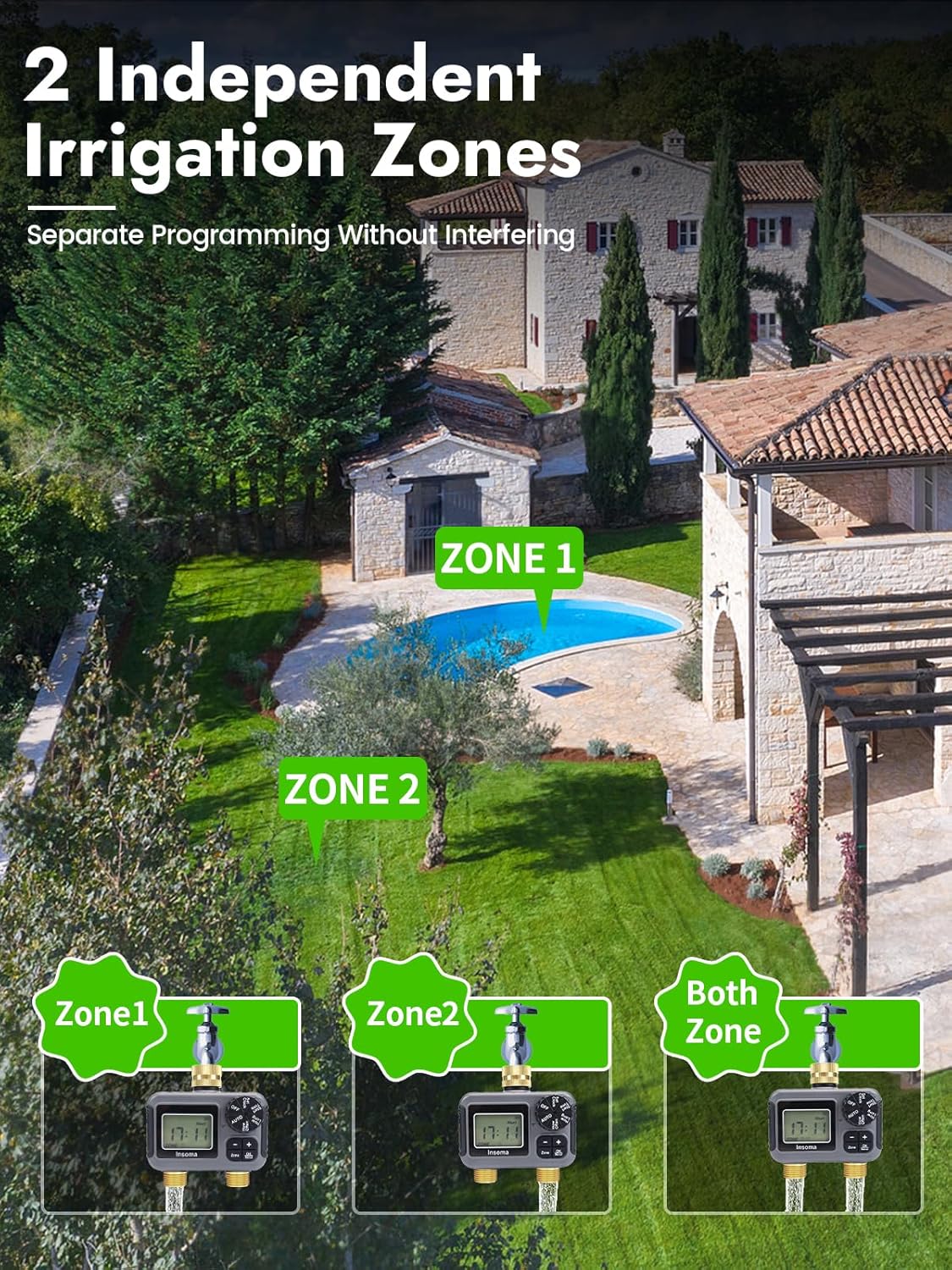 Dual Outlets Smart Irrigation  - огляд і ціна Smart Garden Keeper