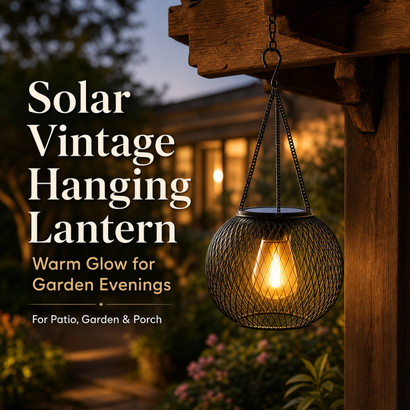 Solar Powered LED Hanging Floo - огляд і ціна Smart Garden Lighting System