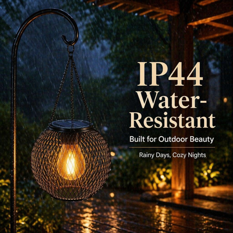 Solar Powered LED Hanging Floo - огляд і ціна Smart Garden Lighting System