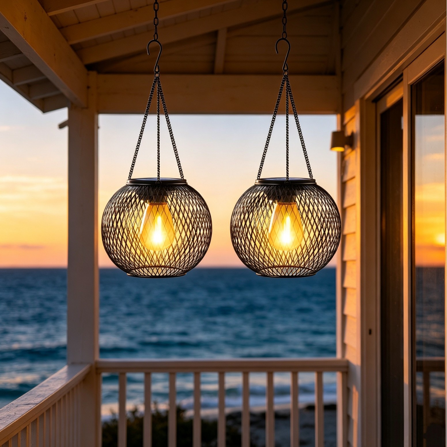 Solar Powered LED Hanging Floo - огляд і ціна Smart Garden Lighting System