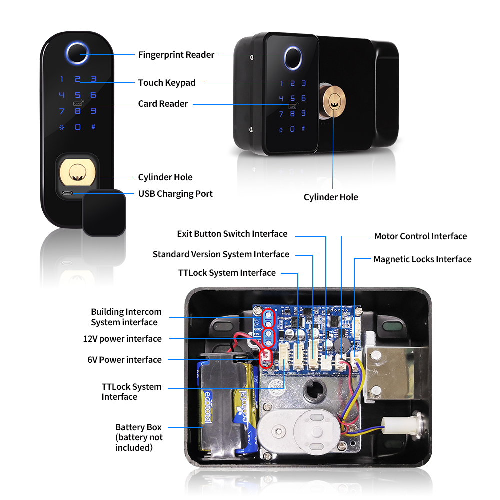 TTLOCK APP Outdoor Smart Lock  - огляд і ціна Smart Garden Gate Lock