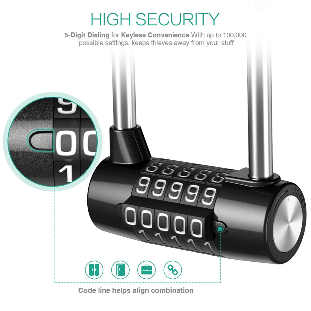 ORIA 5 Digit Combination Lock  - огляд і ціна Smart Garden Gate Lock