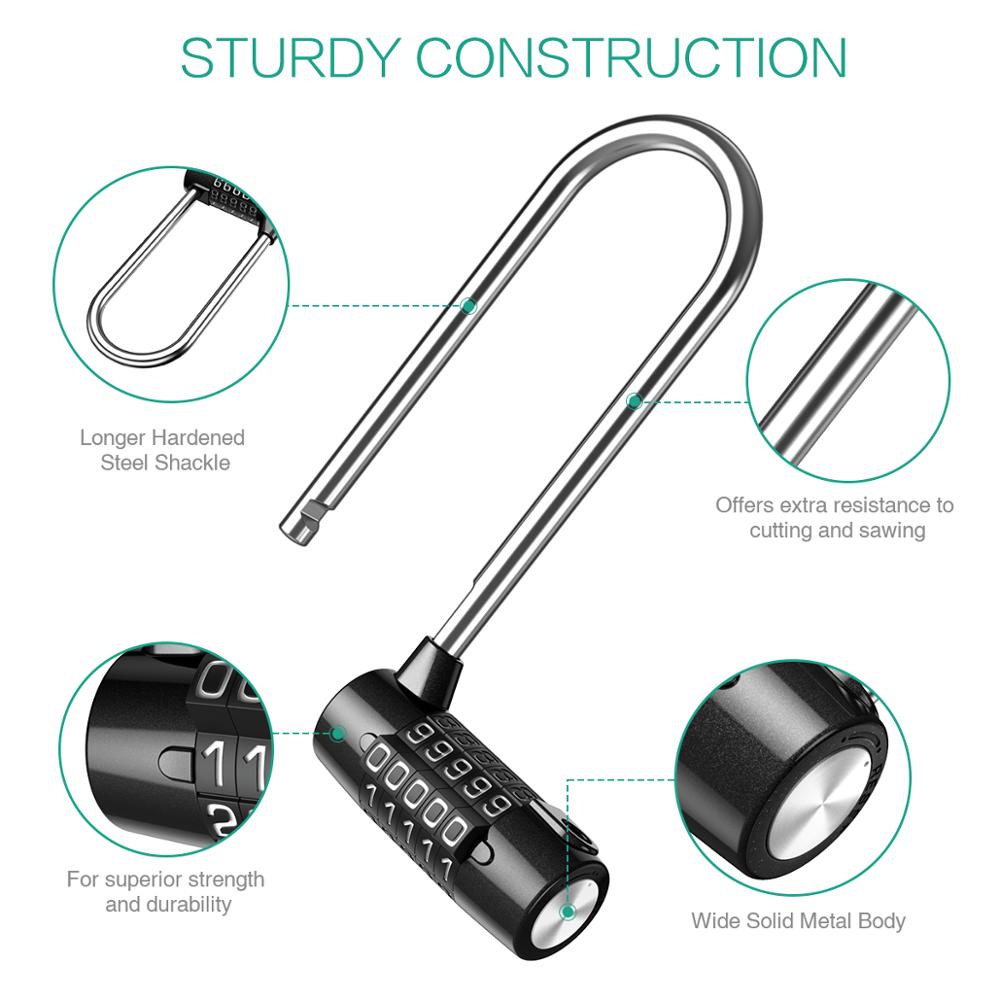 ORIA 5 Digit Combination Lock  - огляд і ціна Smart Garden Gate Lock