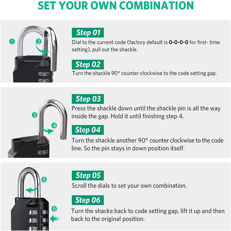Outdoor Security Combination P - огляд і ціна Smart Garden Gate Lock