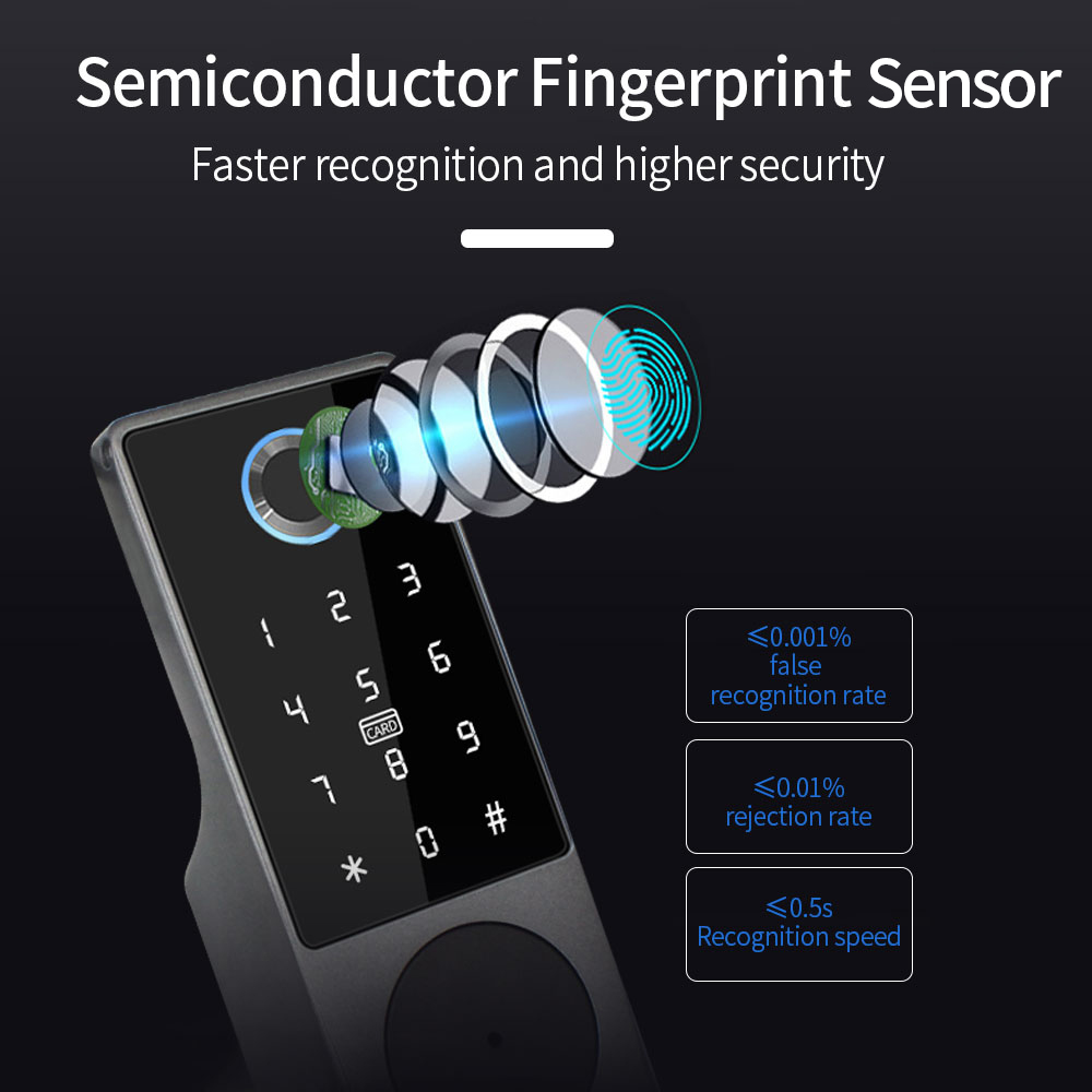 TUYA WIFI Smart Door Lock Fing - огляд і ціна Smart Garden Lock
