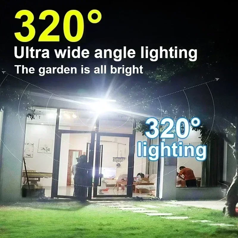 12000LM Powerful Solar Wall La - огляд і ціна Smart Garden Lighting System