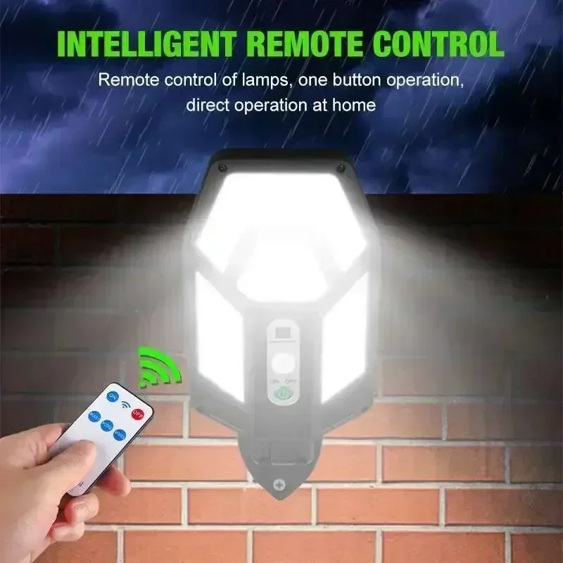 12000LM Powerful Solar Wall La - огляд і ціна Smart Garden Lighting System