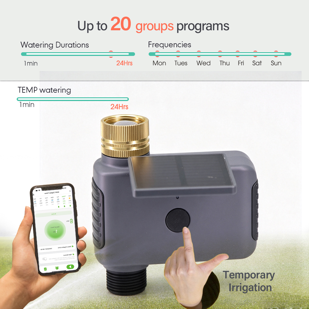 BSP/NPT Tuya Smart Solar Wifi  - огляд і ціна Smart Garden Keeper