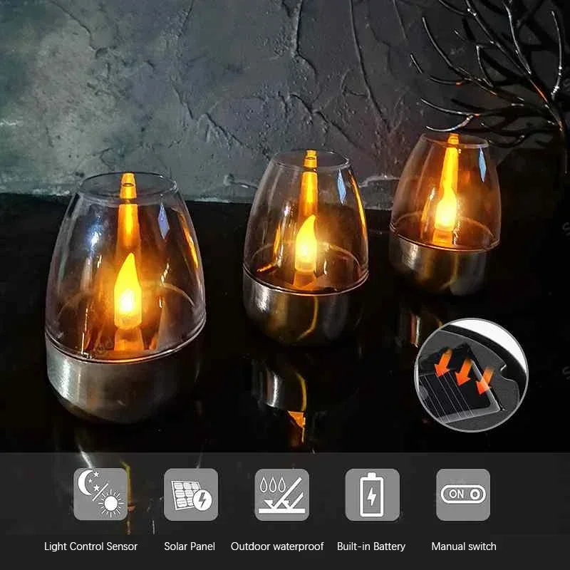 LED Stainless Steel Solar Cand - огляд і ціна Smart Garden Lighting System