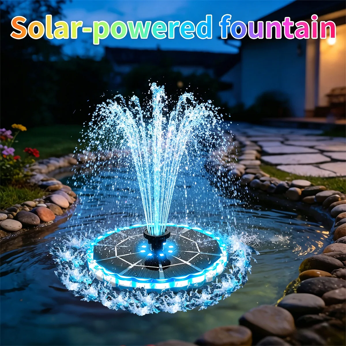 3.5W Outdoor Solar Fountain fo - огляд і ціна Smart Garden Lighting System