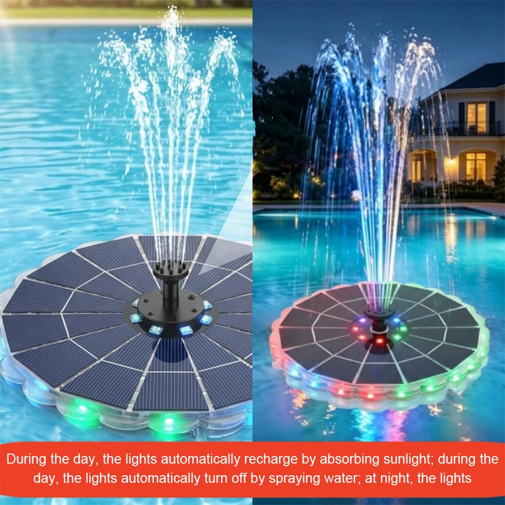 3.5W Outdoor Solar Fountain Pu - огляд і ціна Smart Garden Lighting System