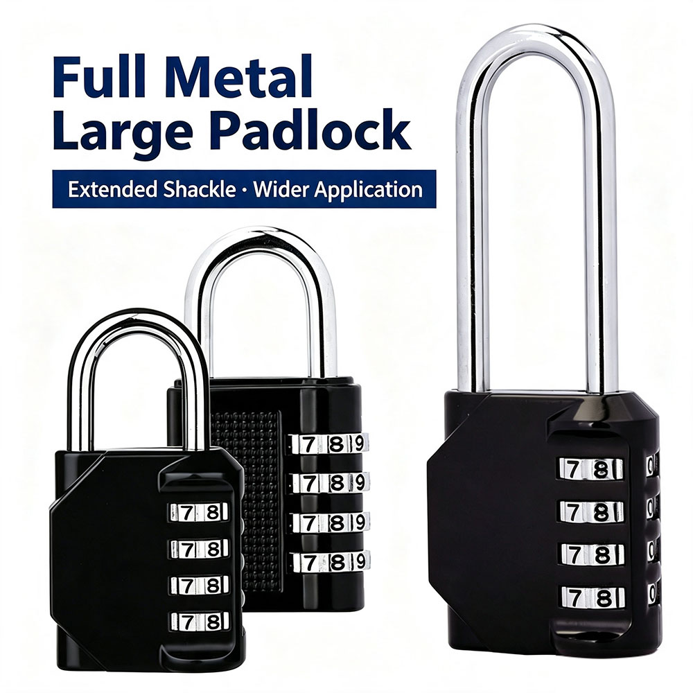 4 Digit Long Shackle Combinati - огляд і ціна Smart Garden Gate Lock