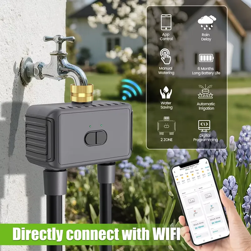 WAP01 WiFi APP Control Dual Ho - огляд і ціна Smart Garden Water Timer