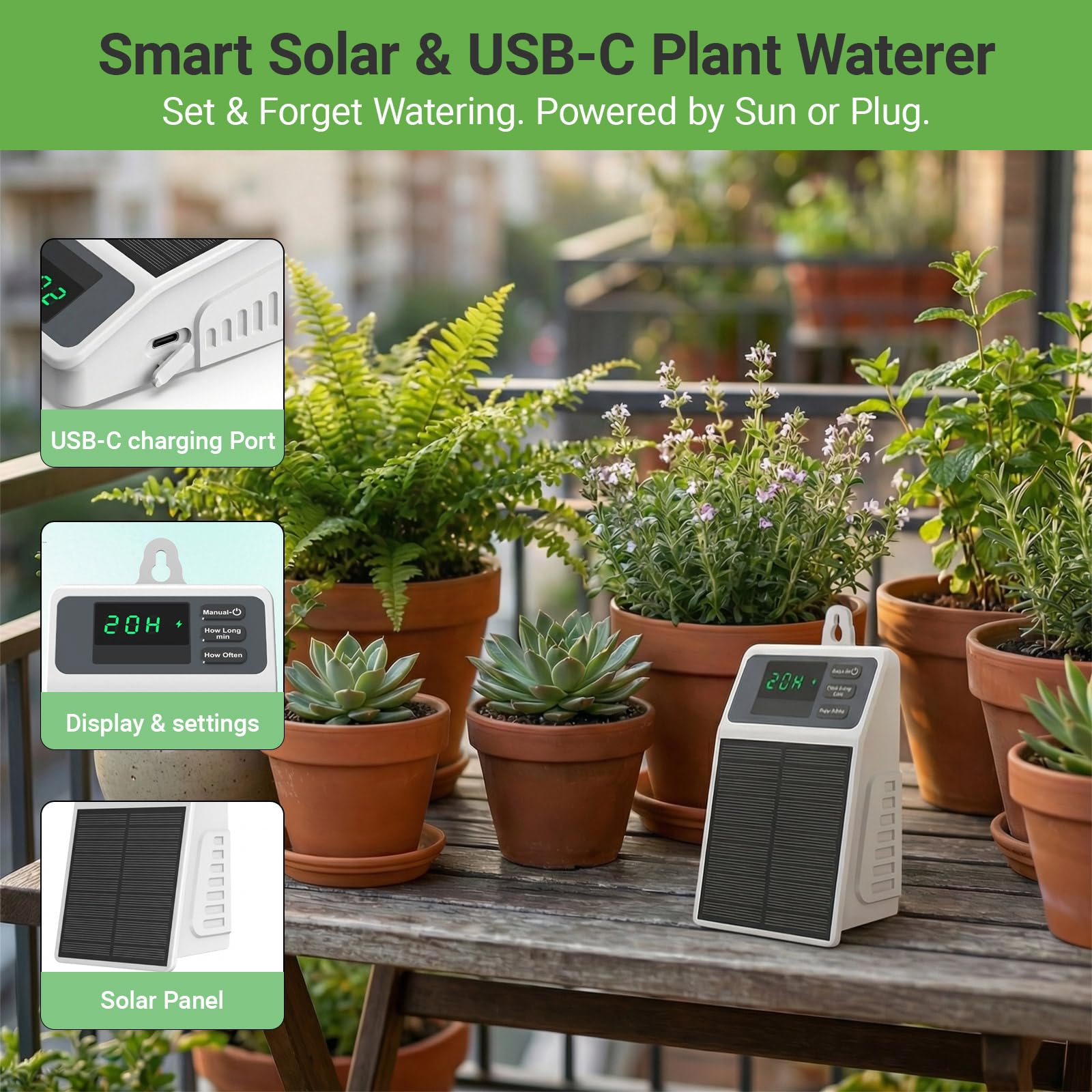 Upgraded Solar Drip Irrigation - огляд і ціна Smart Garden Project