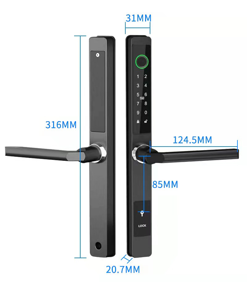ZHDCOOKEY Biometric Digital Do - огляд і ціна Smart Garden Lock