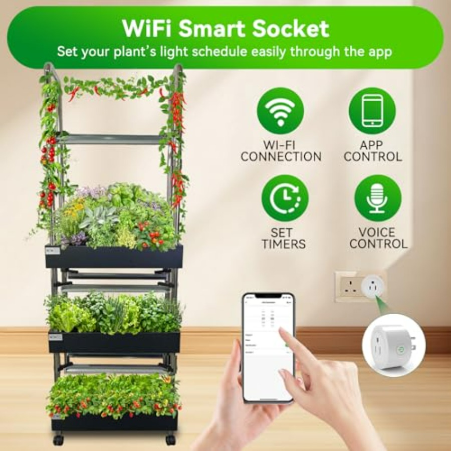 Indoor hydroponics growing sys - огляд і ціна Smart Garden Lighting System