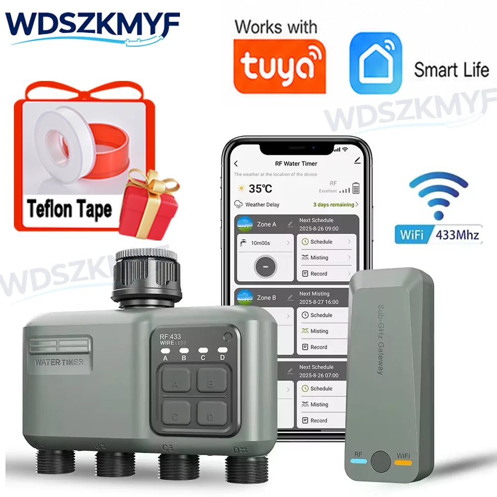 WiFi RF433 Smart Garden Sprink - огляд і ціна Smart Garden Lock