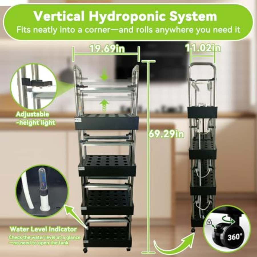 Indoor hydroponics growing sys - огляд і ціна Smart Garden Lighting System