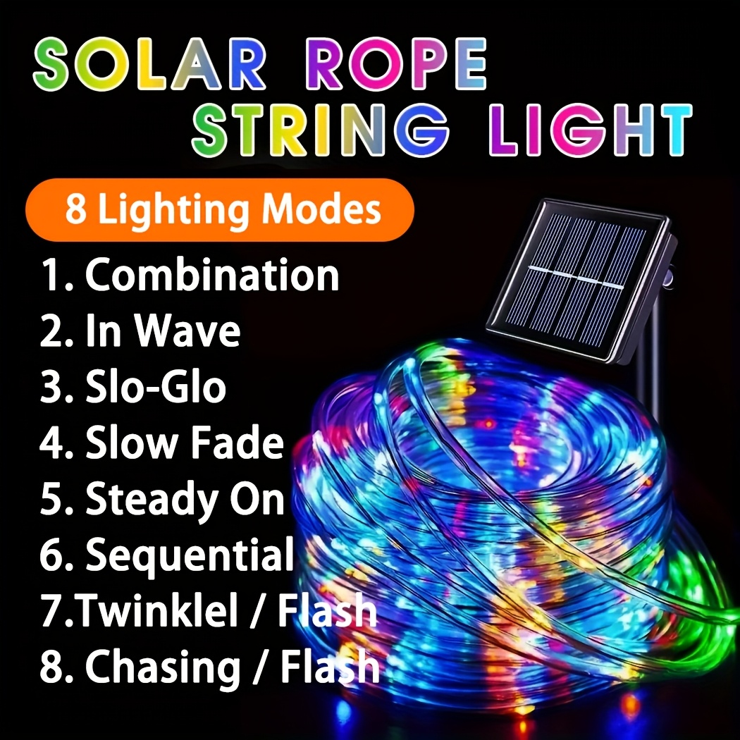 Outdoor Solar LED Fairy Lights - огляд і ціна Smart Garden Lighting System