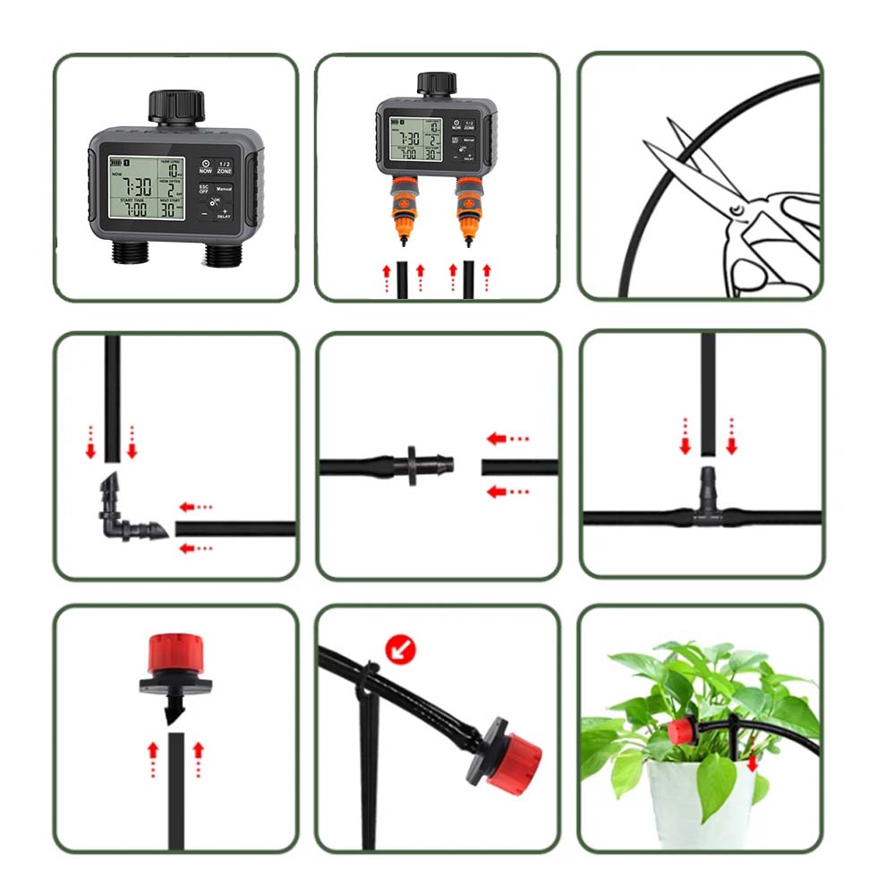 Dual Zone Independent Display  - огляд і ціна Smart Garden Water Timer