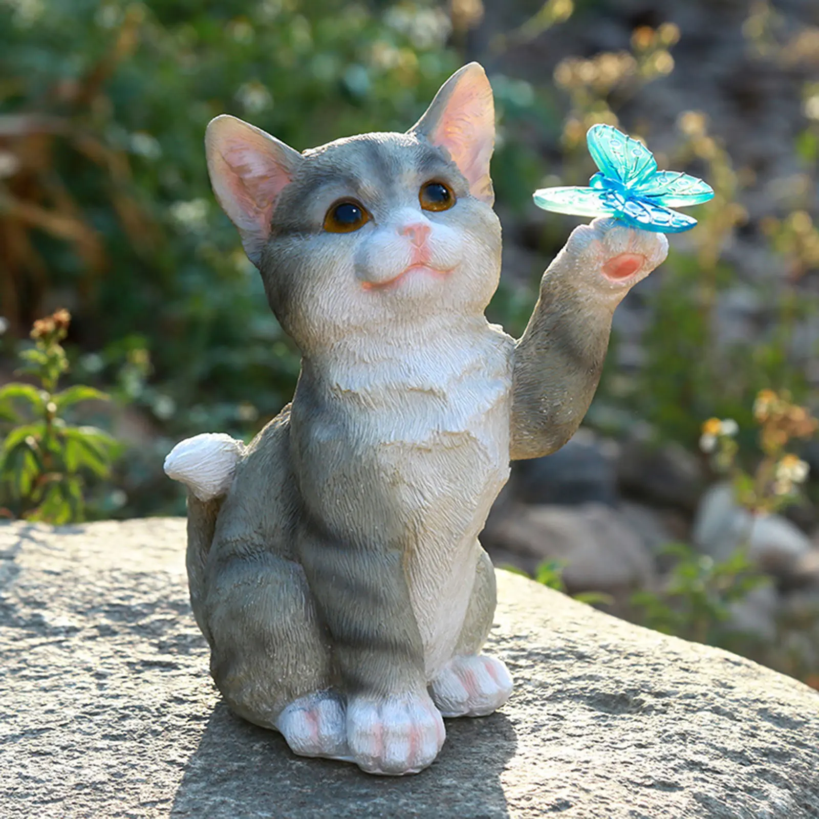 Outdoor Cat Sculpture Figurine - огляд і ціна Smart Garden Lighting System
