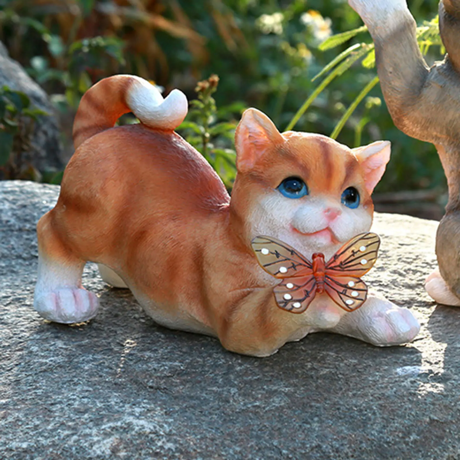 Outdoor Cat Sculpture Figurine - огляд і ціна Smart Garden Lighting System
